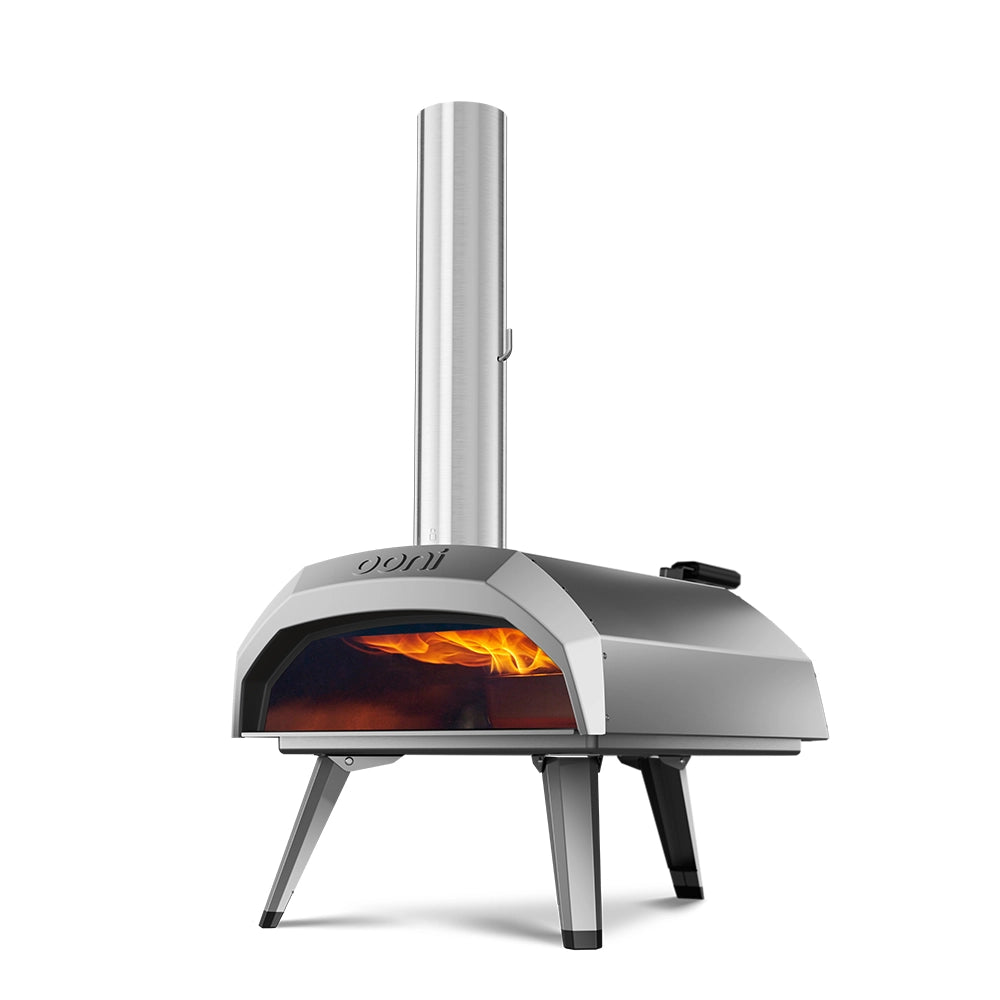Ooni Karu 12 outdoor pizza oven with chimney, official manufacturer photo